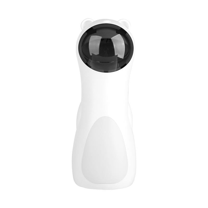 Juguete láser automático para gatos, color blanco, con forma de gato